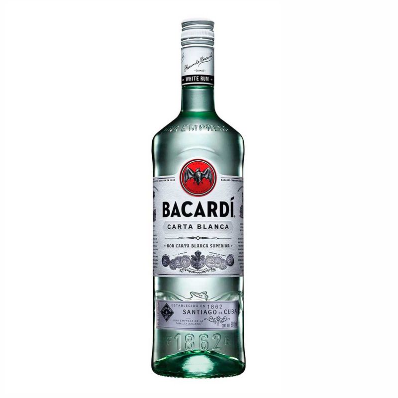 Bacardi Carta Blanca Ron Superior 750 Ml 40 % Alc. Vol.