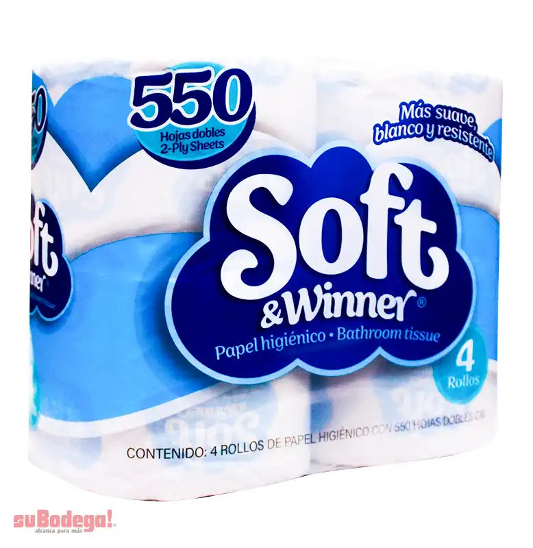 Suavecin 550 Hojas 4 Rollos Papel Higiénico