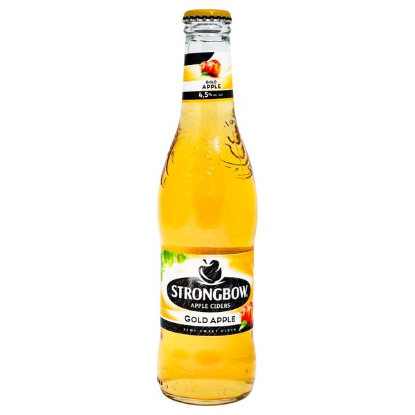 Strongbow Gold Apple 330 Ml Cerveza Vidrio 4.5 % Alc. Vol.