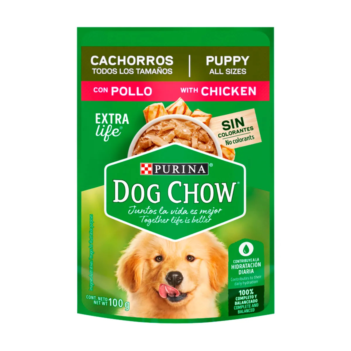 Sobre Cachorros Con Pollo 100 G Dog Chow