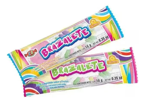 Brazalete 10 G Dulce Comprimido Sabor A Frutas