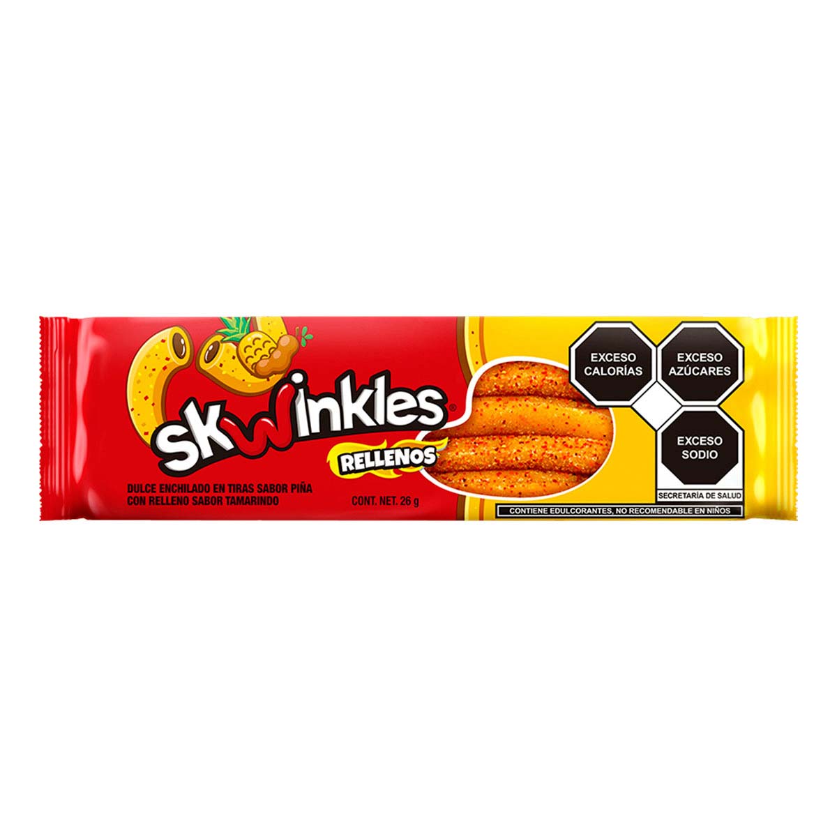 Skwinkles Rellenos 26 G Sabor Piña