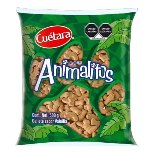 Galletas de Animalito Sabor Vainilla 500 g Cuetara