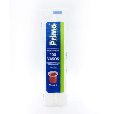 Vasitos Primo 1 Oz 100 Pz