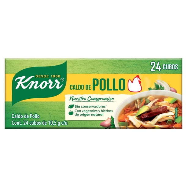 Norzuiza 24 pzas Caldo de Pollo Knorr