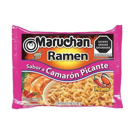 Maruchan Ramen Camaron Picante 85 g Sopa Instantanea
