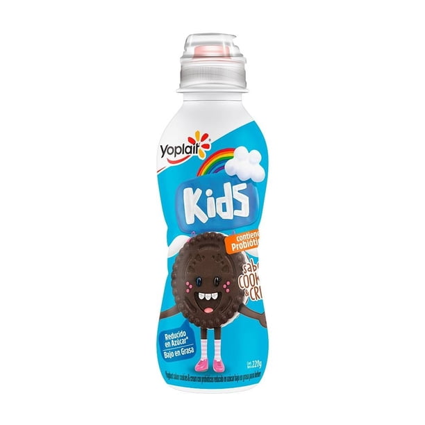 Yoplait Kids Sabor Cookies & Cream 220 G Yoghurt Con Probioticos