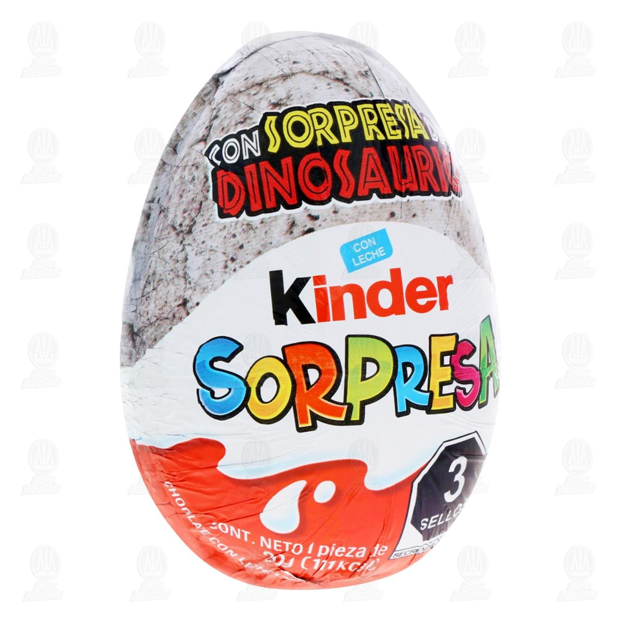 Kinder Sorpresa Dinosaurio 20 g Huevito de Chocolate y Juguete
