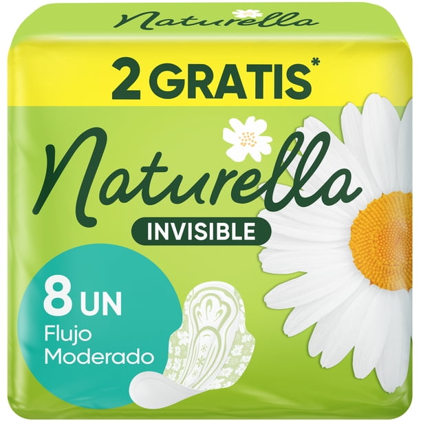 Toallas Naturela Invisible 8 Pz Delgada