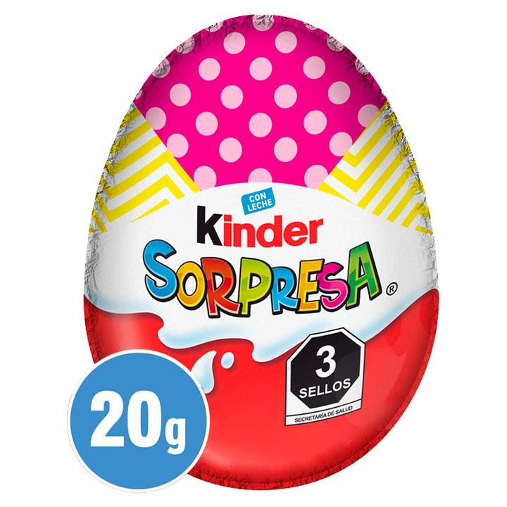 Kinder Sorpresa Muñeca 20 g Huevito de Chocolate y Juguete