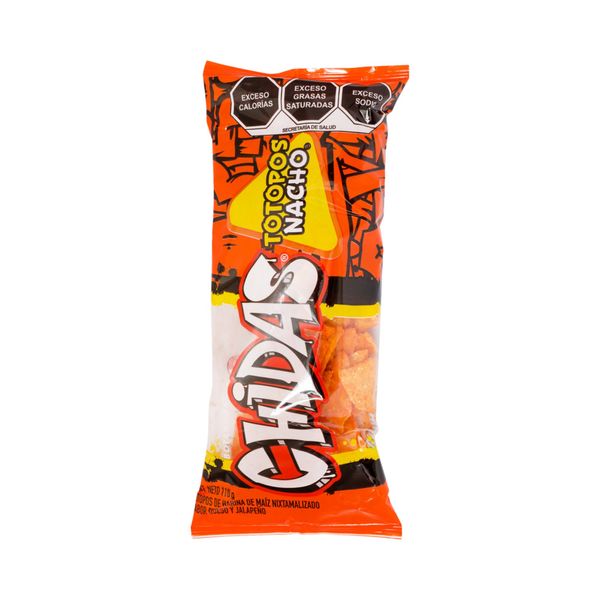 Chidas Totopos Sabor Nacho 110 G Botanas