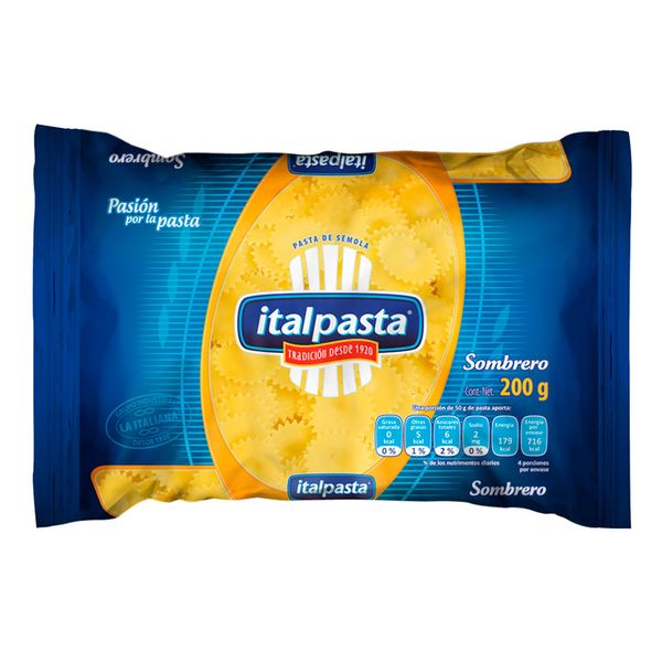 Sopa Italpasta Sombrero 200 G
