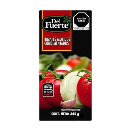 Tomates Molidos Contimentados 345 G Del Fuerte