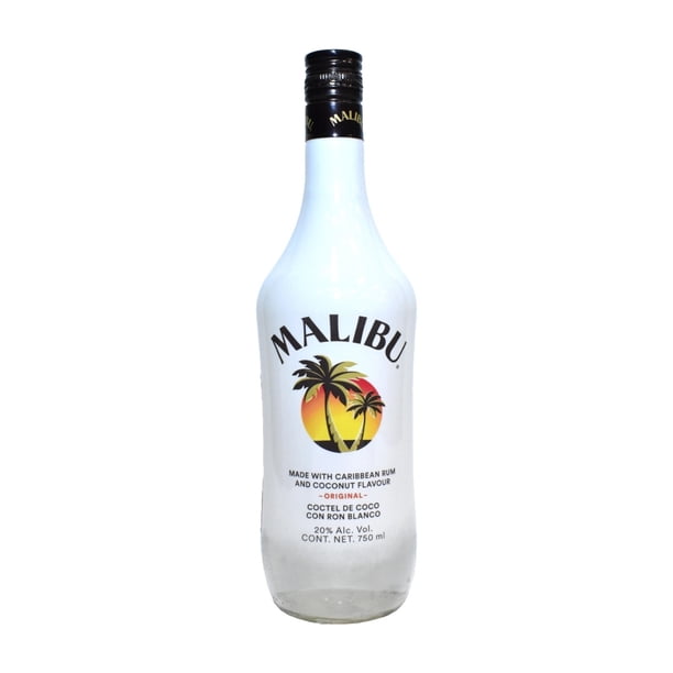 Malibu Original 750 ml Coctel de Coco con Ron Blanco 20% Alc. Vol.