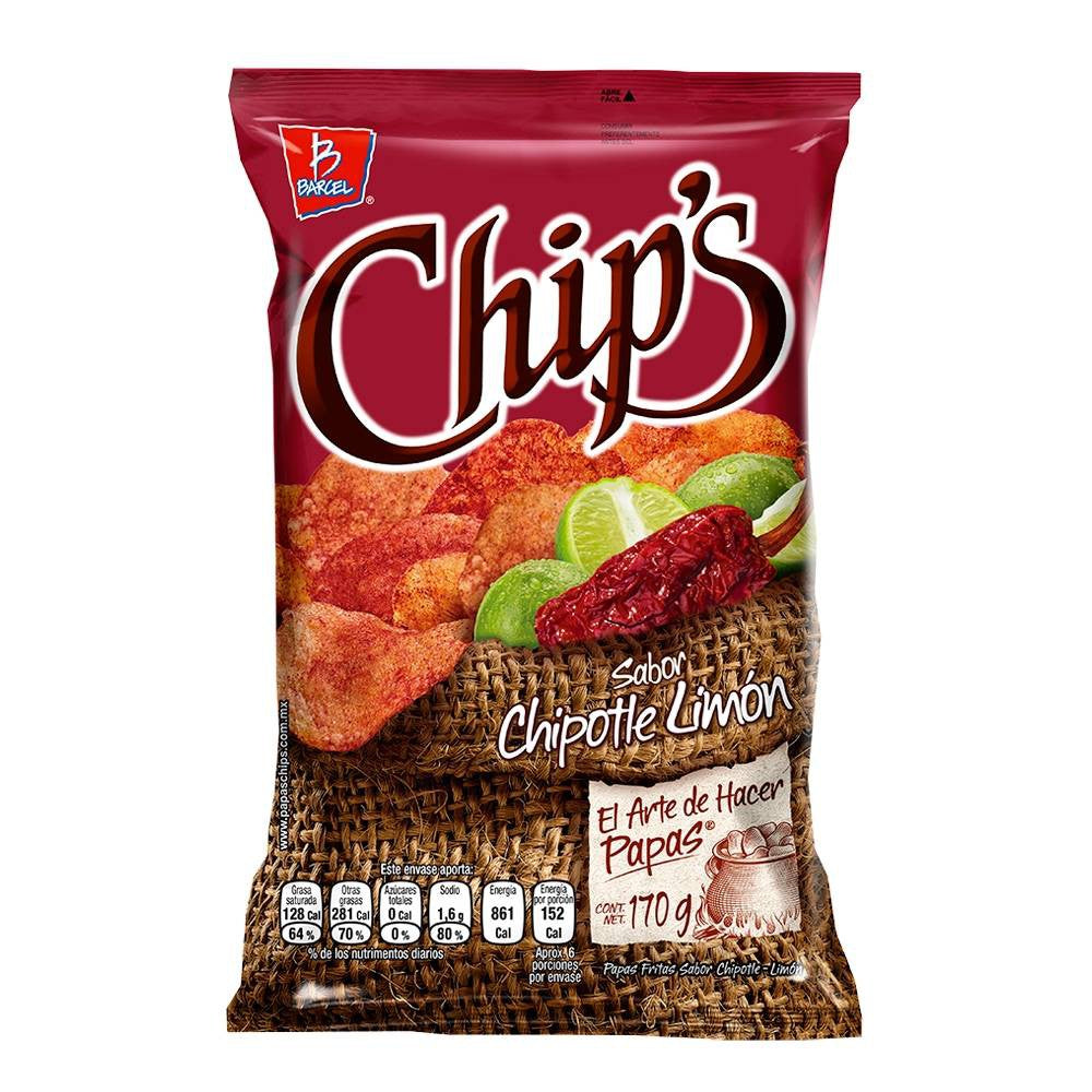 Chip´S Chipotle Limon 62 G Barcel