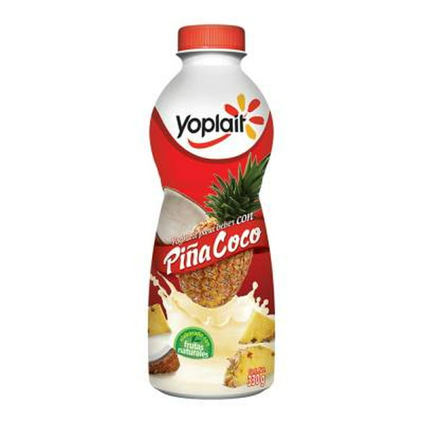 Yoplait De Piña-Coco 330 G Yoghurt Con Durazno Natural Para Beber