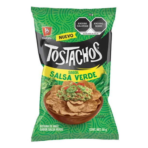 Tostachos Sabor Salsa Verde 75 G Barcel
