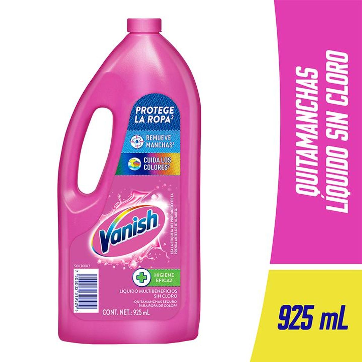 Vanish 925 Ml Multibeneficios Rosa Detergente Liquido