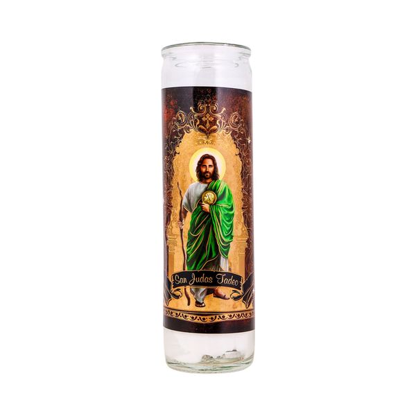 Veladora San Judas Tadeo Y Virgen De Guadalupe Aramo