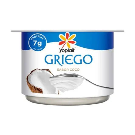 Yoplait Griego Coco 120 G Yoghurt Bajo En Grasa