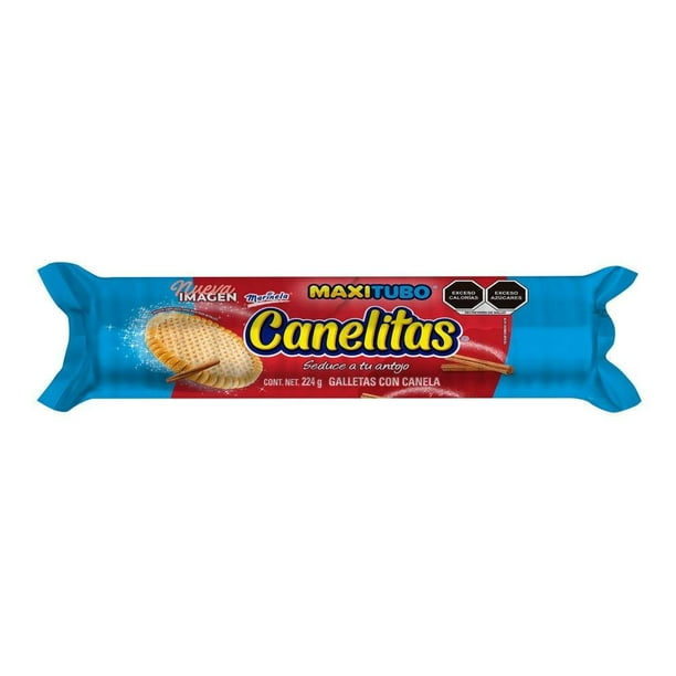 Maxitubo 224 g Canelitas Marinela