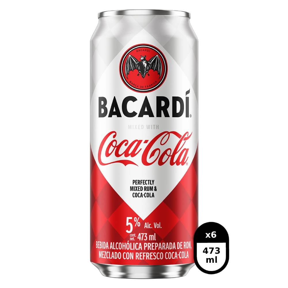 Bacarbi Mixed With Coca Cola 473 Ml 5% Acl. Vol.
