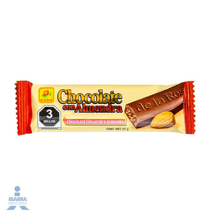 De La Rosa Chocolate 21 G Con Almendra