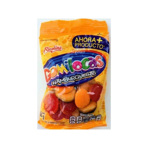 Gomilocas Hamburguesas 60 g Ricolino