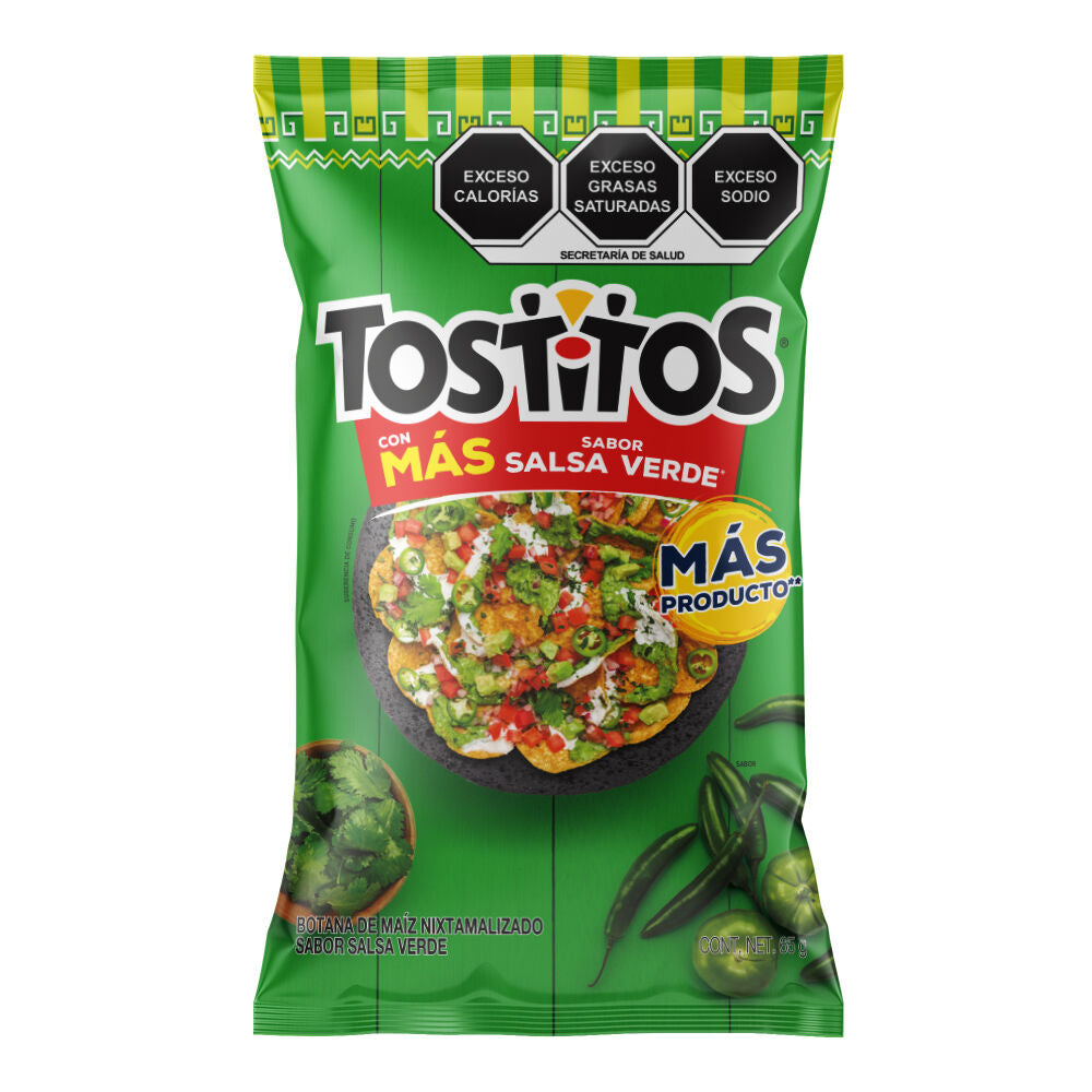 Tostitos Sabor Salsa Verde 62 G Sabritas