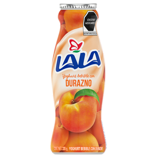 Yoghurt Bebible Con Durazno 220 G Lala