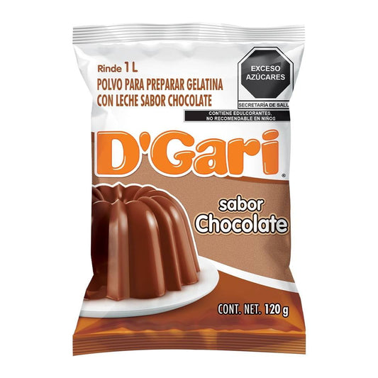 Gelatina de Sabor Chocolate D.Gari 120 g