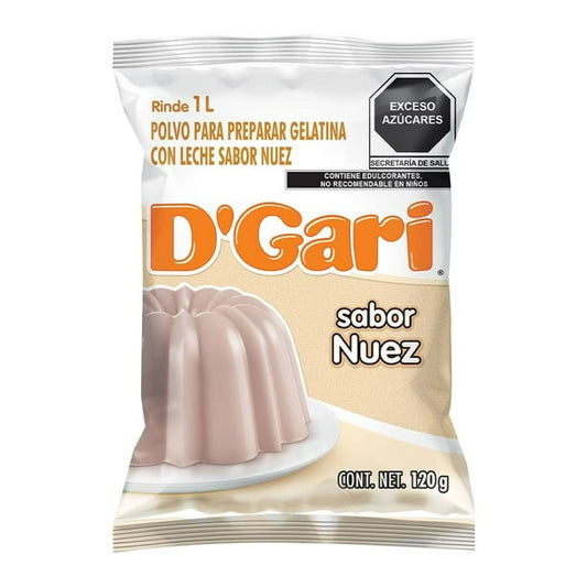 Gelatina de Sabor Nuez D.Gari 120 g