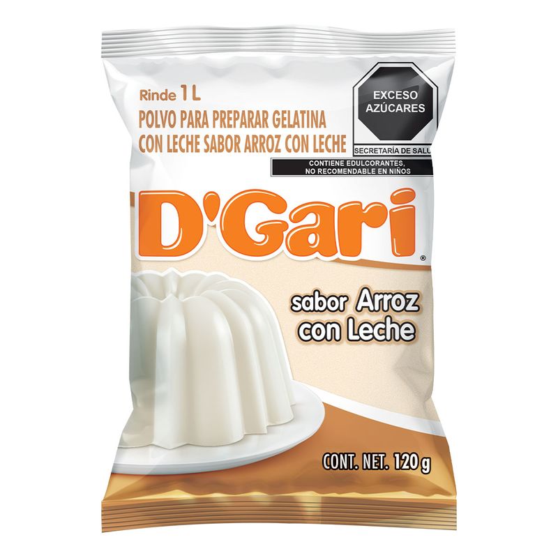 Gelatina de Sabor Arroz con Leche D.Gari 120 g