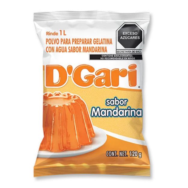 Gelatina de Sabor Mandarina D.Gari 120 g