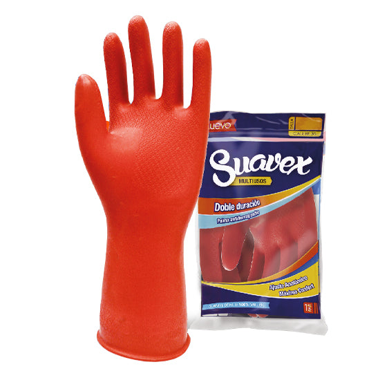 Suavex Guantes De Hule Natural #9