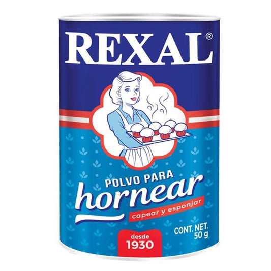Rexal 50 g Polvo para Hornear Capear y Esponjar