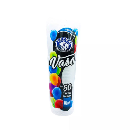 Vaso De Plastico Reyma 10 Oz 50 Pz