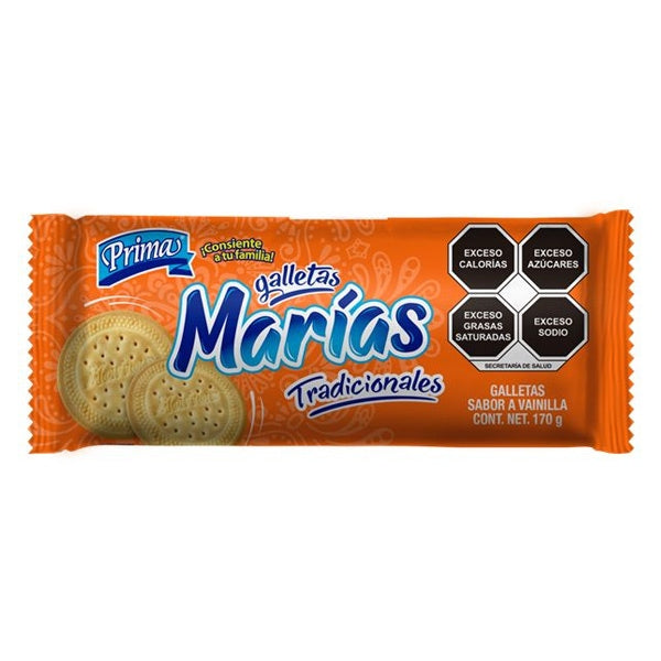 Marias Tradicionales de Vainilla 170 g Galletas Prima