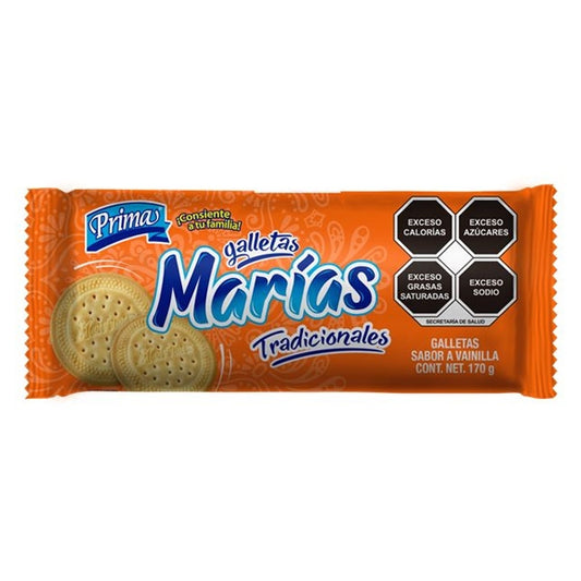 Marias Tradicionales de Vainilla 170 g Galletas Prima