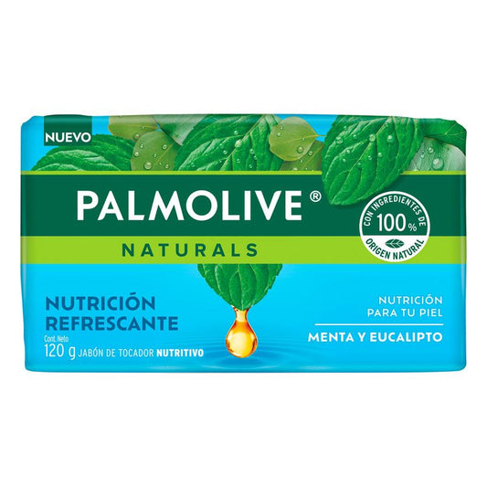 Jabón Corporal Menta y Eucalipto Palmolive Naturals 120 g