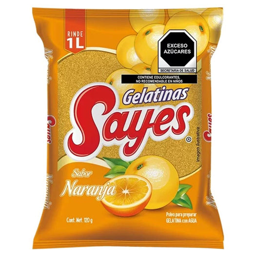 Gelatina de Sabor Naranja Sayes 120 g