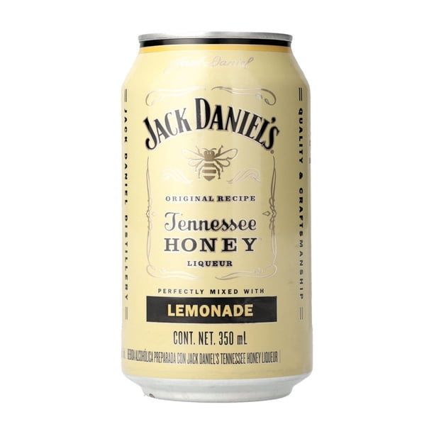 Jack Daniels Lemonade 355 ml Bebida Alcohólica con Whiskey Lata 5% Alc. Vol.