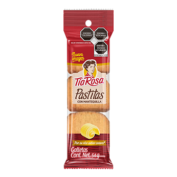 Pastitas con Mantequilla 54 g Tia Rosa