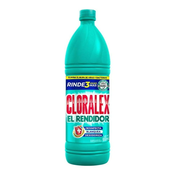 Cloralex El Rendidor 950 Ml Blanqueador