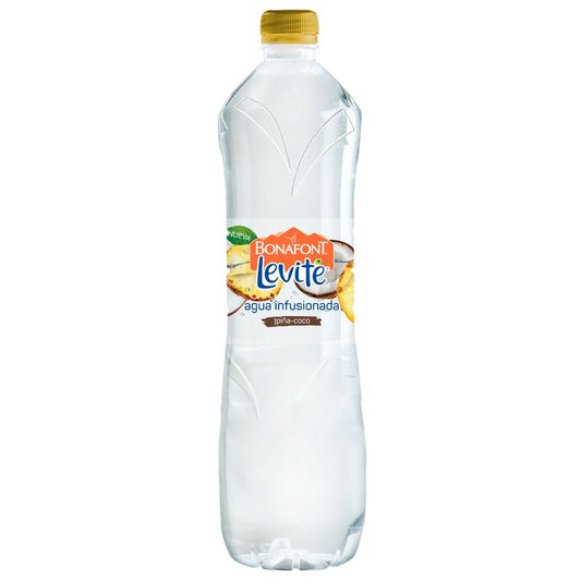 Bonafont Levite Sabor Piña Coco 1 L Agua Infisionada