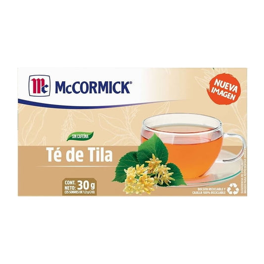 Te De Tila 25 Sobres Mccormick