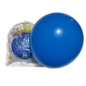 Globos Rino Azul Noche Vintage No. 9 50 pzas Decor Arte