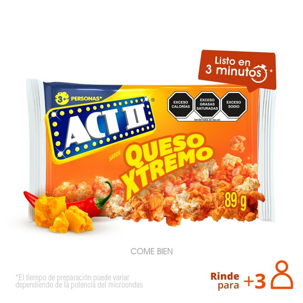Palomitas Queso Extremo 89 g Aci Ii Palomitas para Microondas