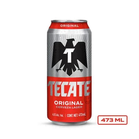 Tecate Original 473 Ml Cerveza Lata 4.5 % Alc. Vol.