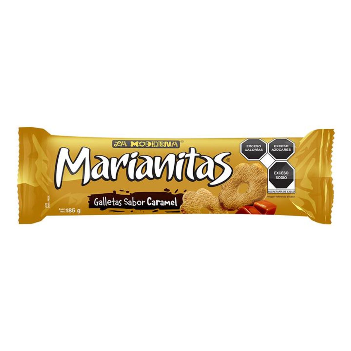 Marianitas Sabor Caramelo 185 g Galletas la Moderna